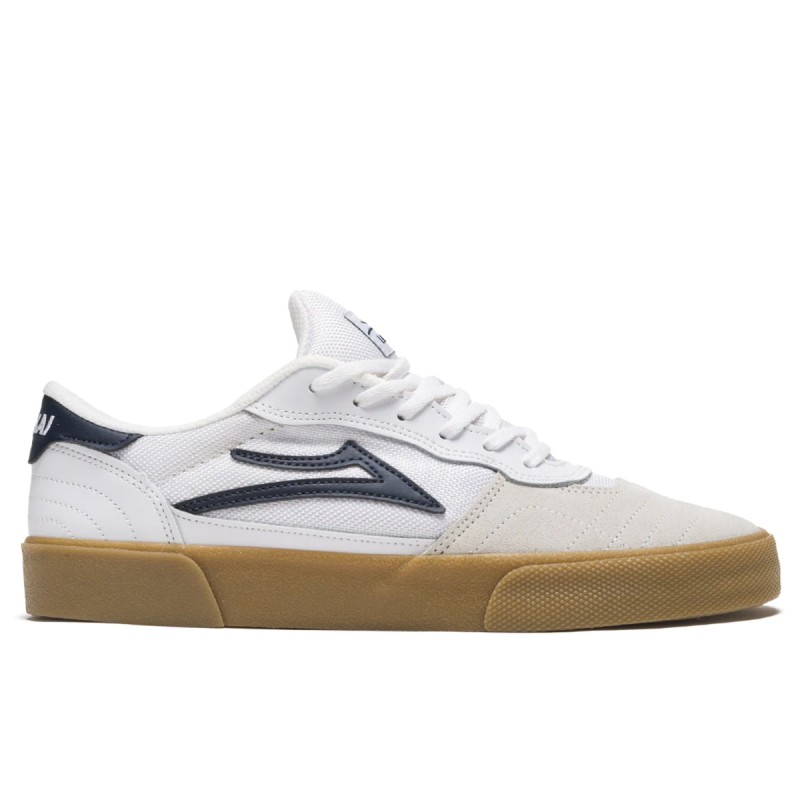 LAKAI Cambridge white / navy suede Skate shoes